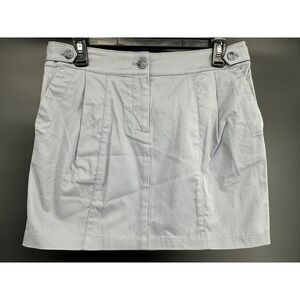 NWT‎ Gap Light Gray Mini Skirt – Size 4 – Cotton Blend